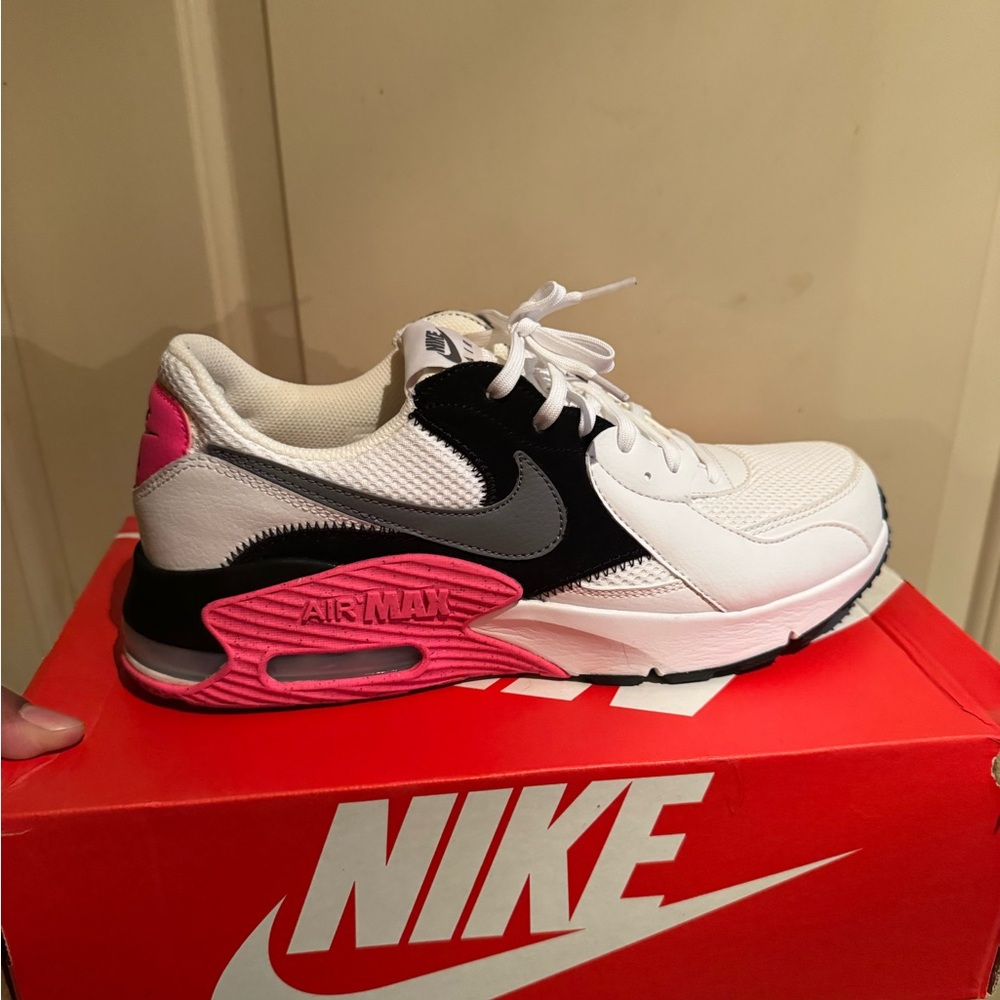 Nike Women's Air Max Sneakers - White, Black, Pink